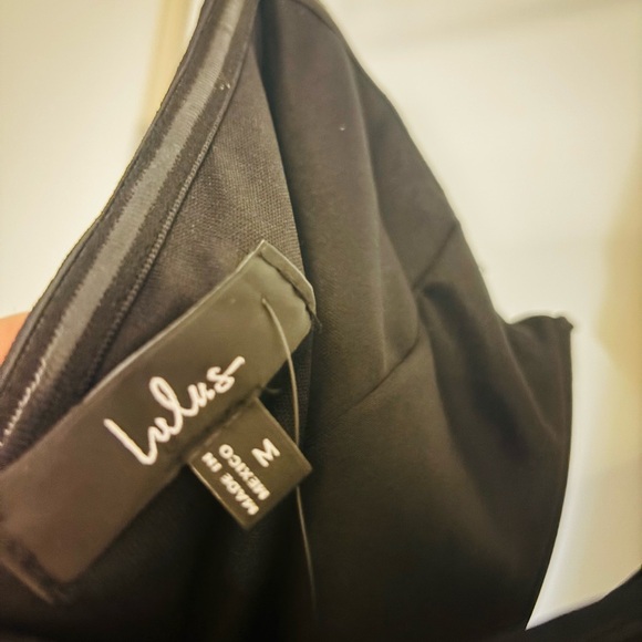 NWT Lulus Dedicated to Glamour Black Strapless Maxi Dress - Picture 11 of 11